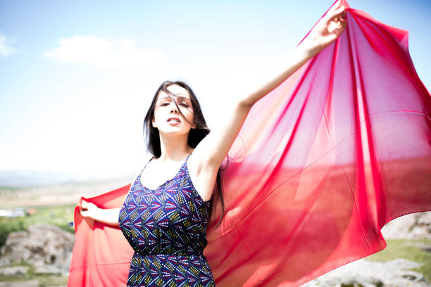 istock woman meditating in nature 1008973440