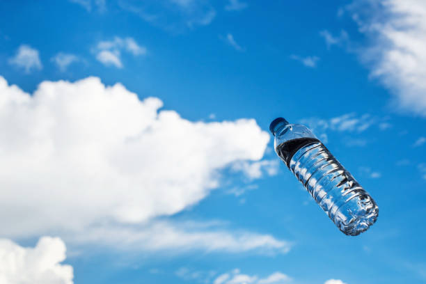 istock Water bottle on the sky 1009015710