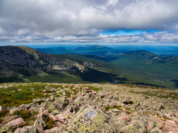 istock Mountain Range and Valley Below, Katahdin, Maine 1009020424