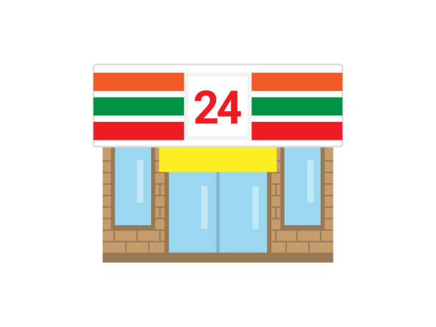 コンビニエンスストア 日本のストックフォト
