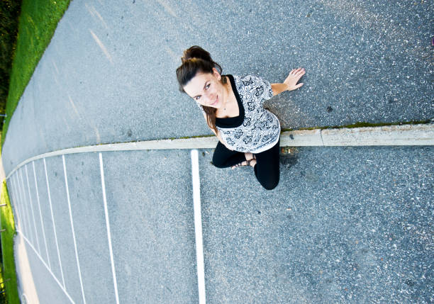 istock Tired Woman Resting On Street 1009045710