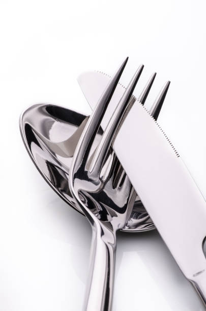 istock cutlery in bright steel 1009081126