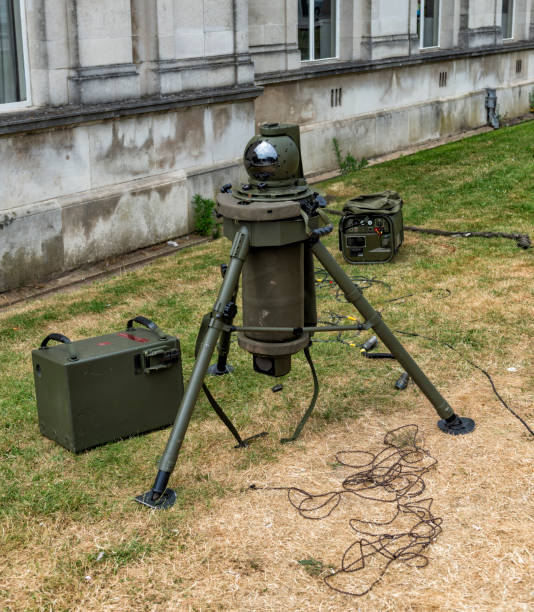 istock Radar Portable Tripod Military 1009126786