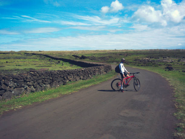 istock cyclist on the highway 1009150060