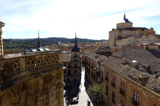istock View of Toledo from a cathedral tower. Spain. 1009160118