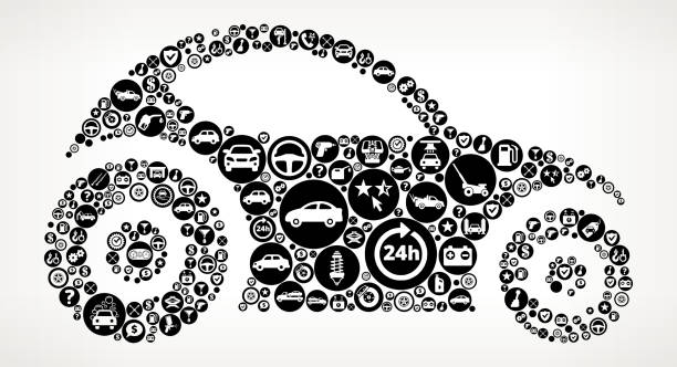 istock Futuristic Car Cars and Auto Repair Icon Background 1009171618
