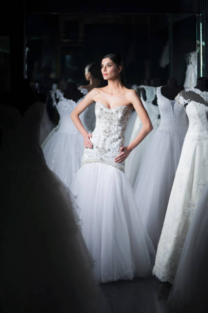 istock Posing in a bridal shop 1009194878