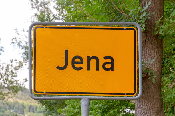 istock Jena city limit road sign 1009197022
