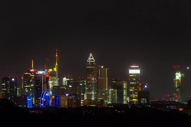 istock skyline of Frankfurt by night 1009197254