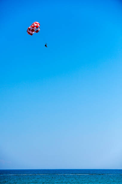 istock Couple are during parasailing in Thasos, Greece 1009216550