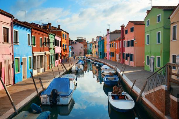 istock Colorful Burano canal 1009288882