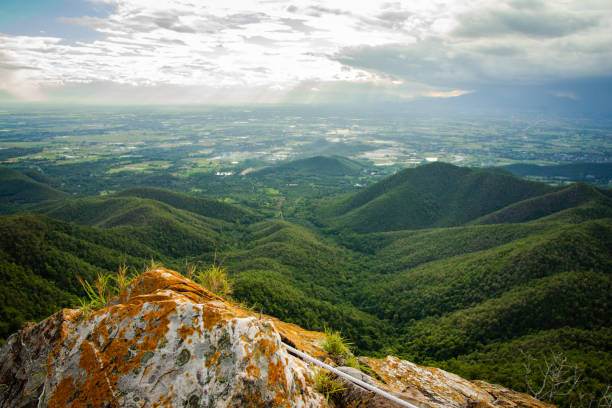 istock Mountain in the blue sky and cloud beautiful landscape wallpaper background 1009299254