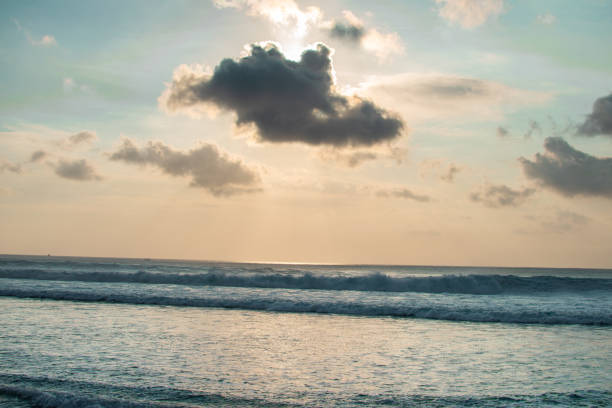istock Colorful beautiful sky at the tropical beach on Bali 1009322760