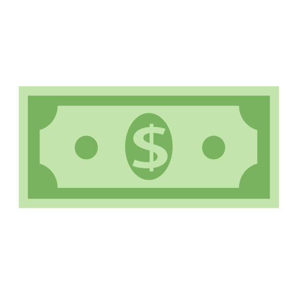 Dollar Currency Banknote Icon Stock Vector Illustration Stock Illustration  - Download Image Now - iStock