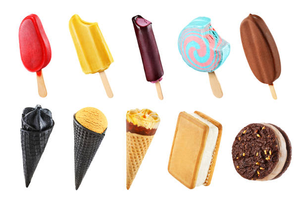 istock Set of ice creams 1009362036