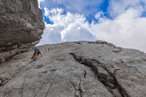 Rock Climbing at Mount Kleiner Watzmann, Watzmannfrau