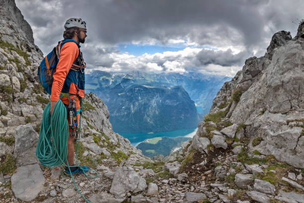 Rock Climbing at Mount Kleiner Watzmann, Watzmannfrau