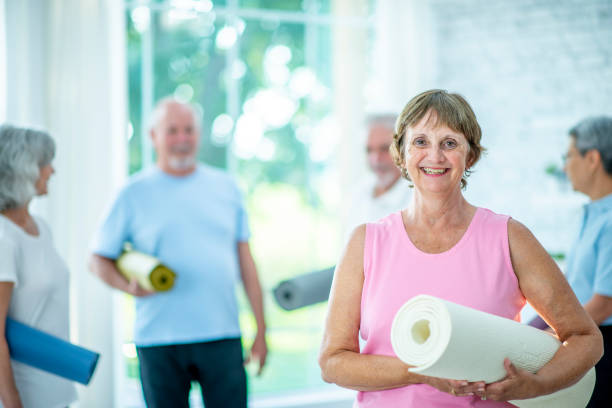 istock Woman At Fitness Class 1009390430