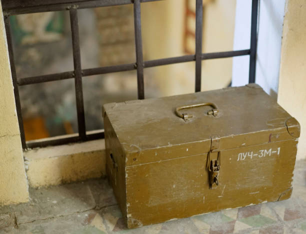 istock vietnam,war,accessory,box in old coffe house 1009409542