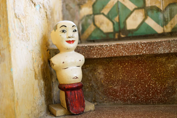 old ,water puppet, abandoned , Ha Noi