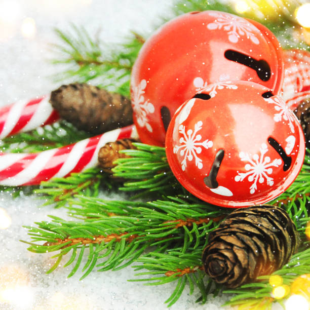 istock Christmas holiday background with fir branch 1009427838