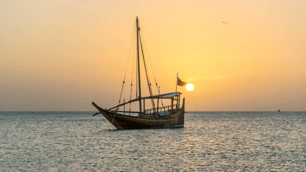 istock Early Morning at Souq Wakra Beach, Doha Qatar 1009428338