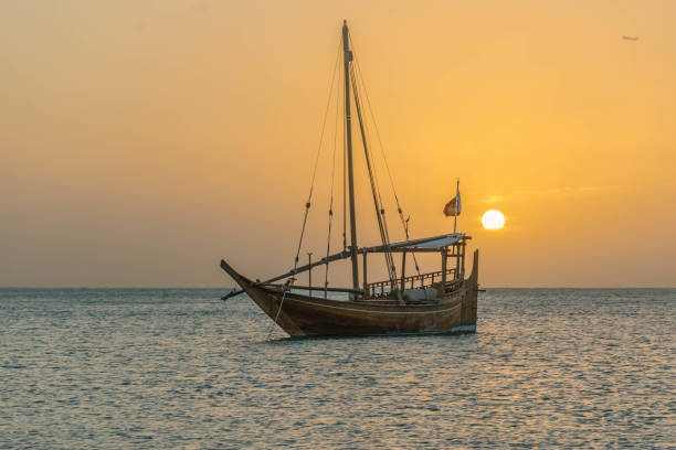 istock Early Morning at Souq Wakra Beach, Doha Qatar 1009428352
