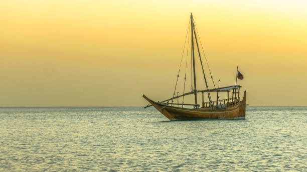 istock Early Morning at Souq Wakra Beach, Doha Qatar 1009430450