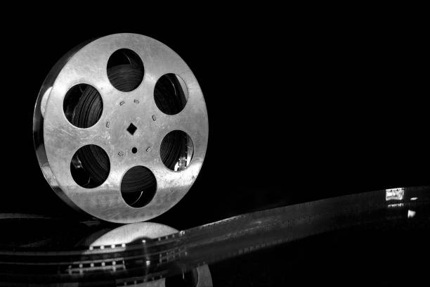 istock Movie reel on a black background 1009448114