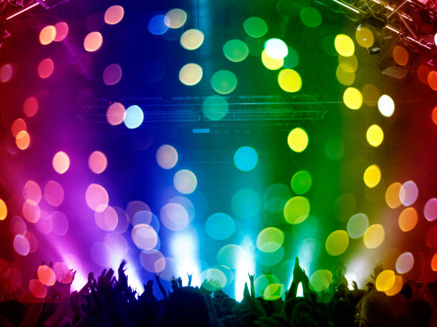istock Concert crowd in front of a live stage 1009468660