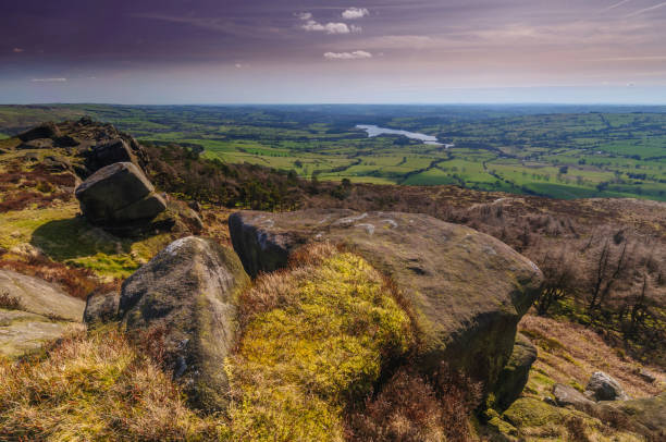 istock Rocks with a view over a reservoir. 1009473922