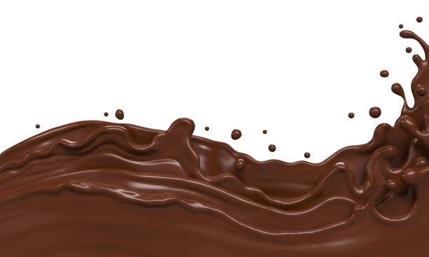 istock wave of Chocolate or Cocoa splash 1009483732