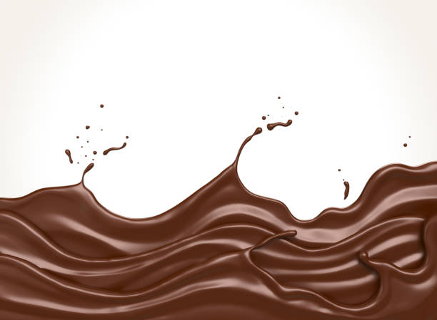 istock wave of Chocolate or Cocoa splash 1009483738