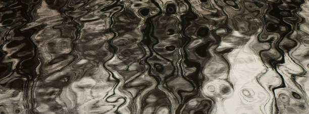 istock Abstract blurred background. Waves and reflection on the surface of the water in the river. 1009486806
