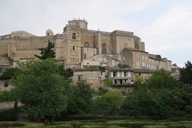 Castle of Grignan, France stock photo