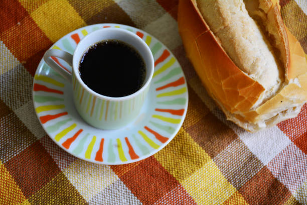 istock brasilian breakfast, coffee with french bread 1009512894