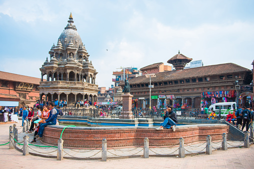 17 April 2018 - Nepal ::Old architecture at Patan Durbar Square , Kathmandu