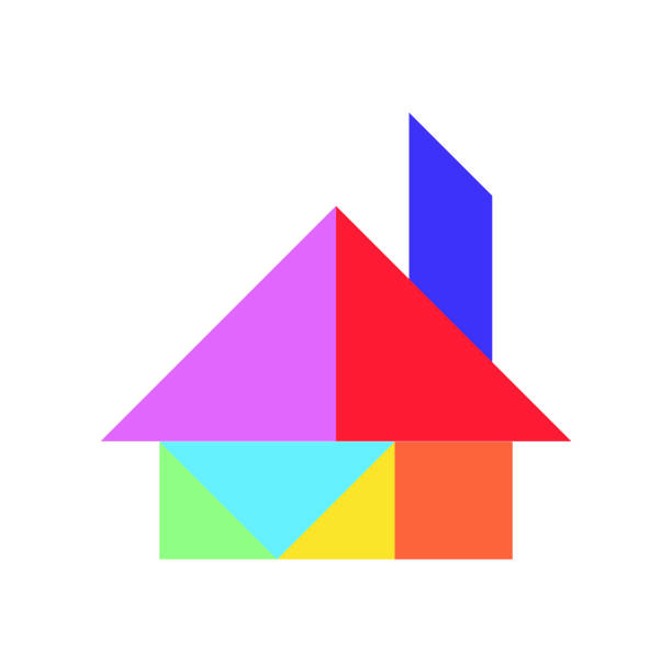 Tangram Casa Vectores Libres de Derechos - iStock Tangram Casa Vectores Libres de Derechos - iStock