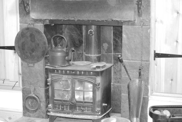 istock Kettle on a wood stove 1009554242