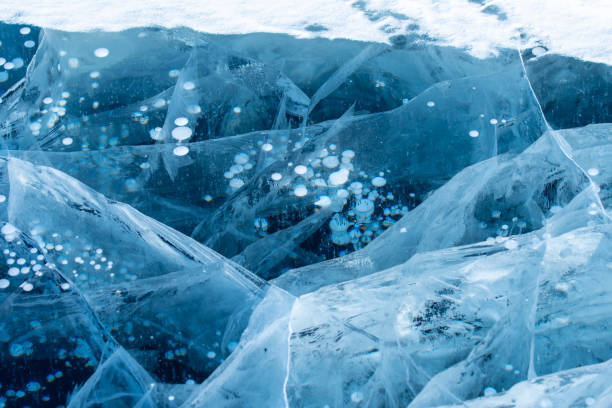 istock View of ice surface of Baikal lake 1009568212