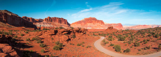 istock Panorama of rural Utah road 1009573262