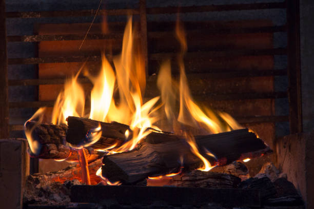 istock bonfire of coal, fire, smoke 1009581528
