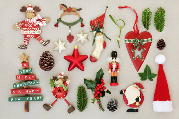 istock Christmas Decorations and Winter Flora 1009581814