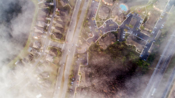 istock Hunters Creek Orlando Complex Fog Aerial View 1009584354