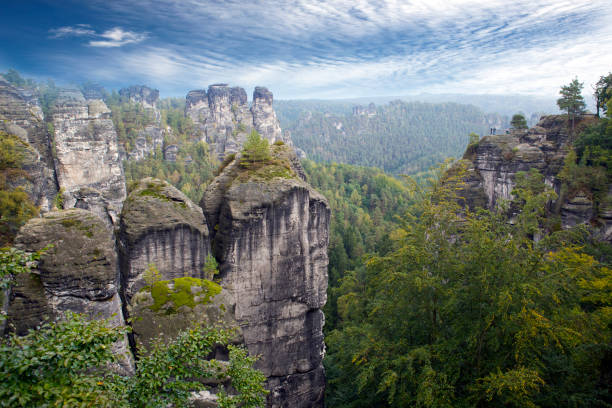 istock Bastei rocks in Saxon Switzerland, Germany 1009584660