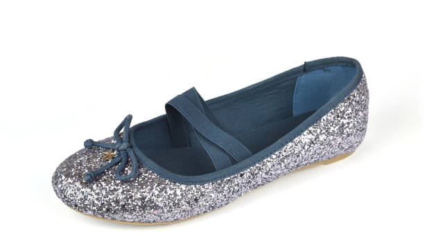 istock Ballerina flat shoe on white 1009606260