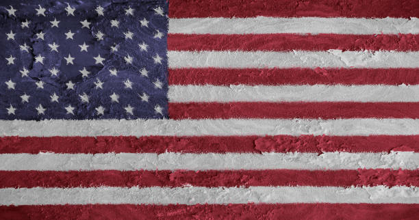 istock USA flag, grunge style 1009607192