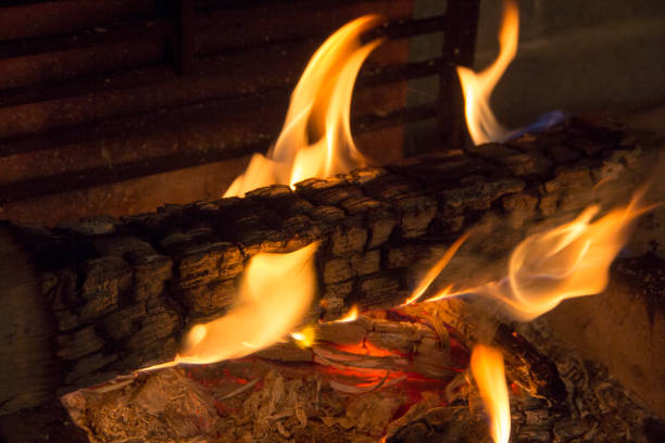 istock bonfire of coal, fire, smoke 1009611798
