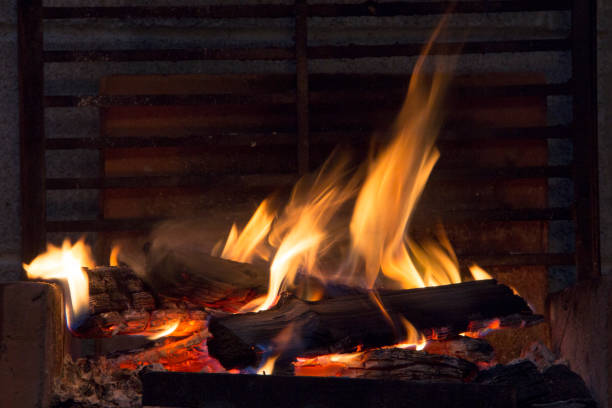 istock bonfire of coal, fire, smoke 1009611808