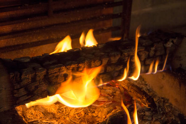 istock bonfire of coal, fire, smoke 1009612756
